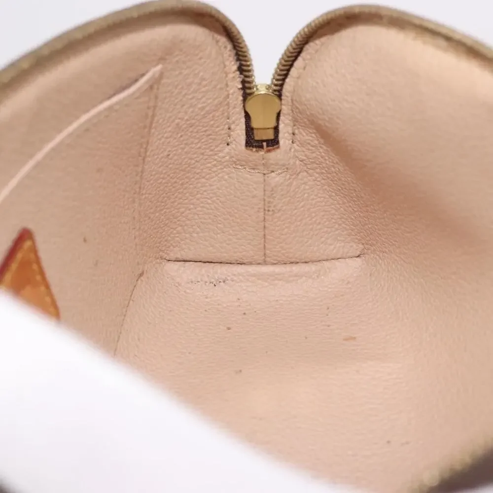 Louis Vuitton Monogram Pochette Cosmetic PM Pouch Brown
